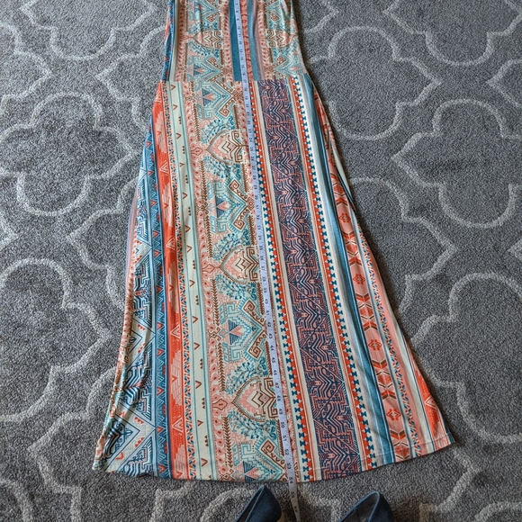 Boho Tribal style Maxi dress - size Medium - Picture 7 of 7